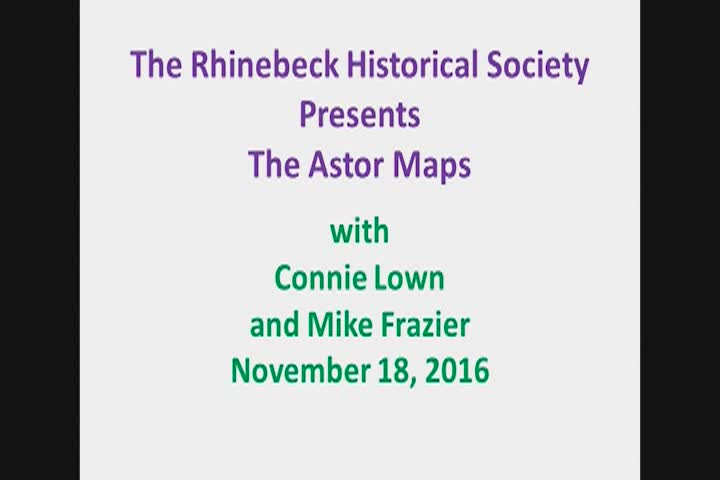 Astor Maps - Rhinebeck Historical Society