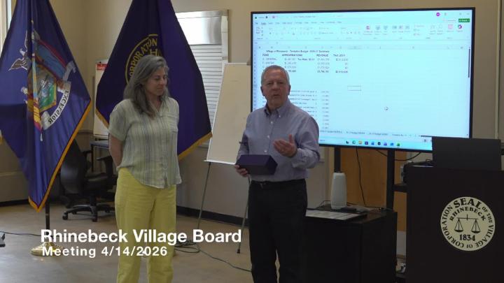 Thumbnail image for 4-14-2026 Rhinebeck Village Board Meeting