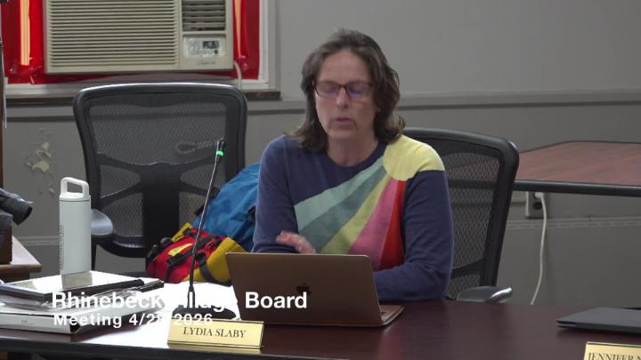 Thumbnail image for 4-28-2026 Rhinebeck Village Board Meeting