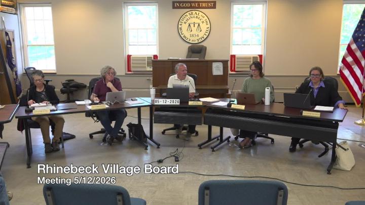 Thumbnail image for 5-12-2026 Rhinebeck Village Board Meeting