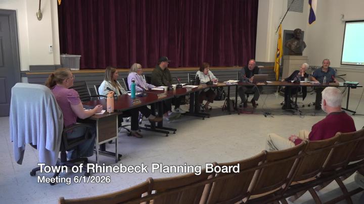 Thumbnail image for 6-1-2026 Rhinebeck Town Planning Board Meeting
