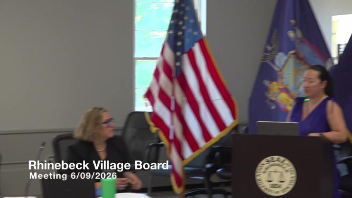 Thumbnail image for 6-9-2026 Rhinebeck Village Board Meeting