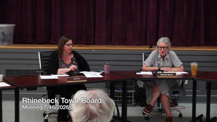 Thumbnail image for 7-15-2026 Rhinebeck Town Board Meeting