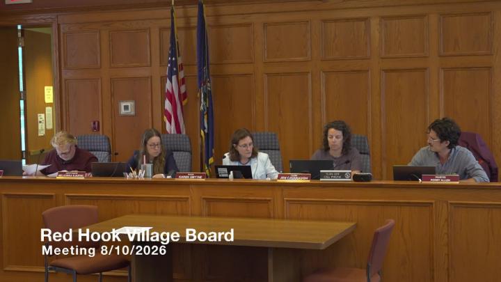 Thumbnail image for 8-10-2026 Red Hook Village Board Meeting