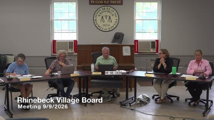 Thumbnail image for 9-8-2026 Rhinebeck Village Board Meeting